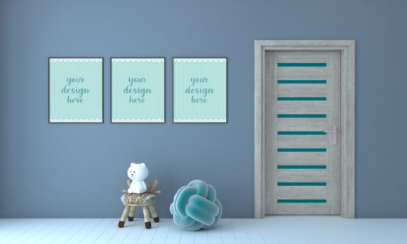 3D Minimalist Kids Room & Nursery Design