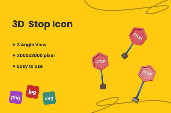 3D Stop Icon Guide: Visual Clarity for Creators