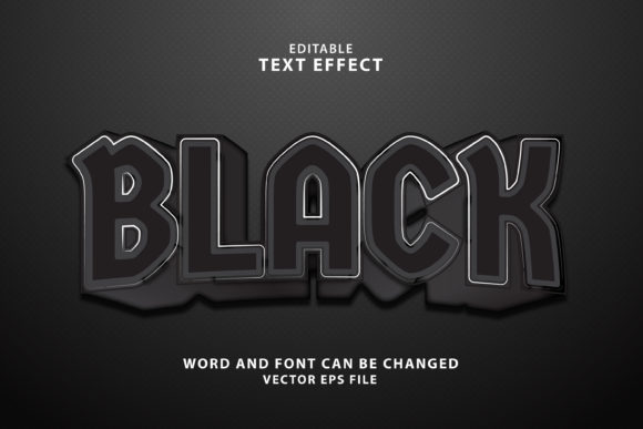 Black 3d Editable Text Effect: A Practical Guide to Bold Design