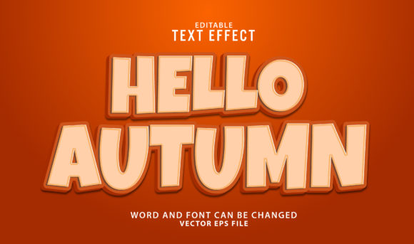 Hello Autumn 3D Editable Text Effect: A Practical Guide for Creative Projects