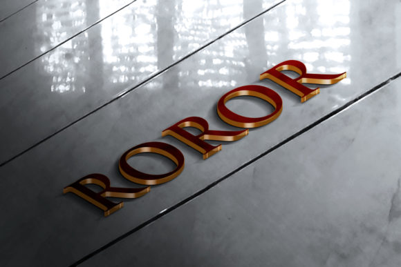 How to Use a Logo Mockup 3D Gold and Red for Strategic Brand Positioning