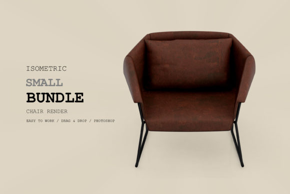 Isometric Armchair 3D Rendering Pack 4: Elevating Visual Storytelling in Design Projects