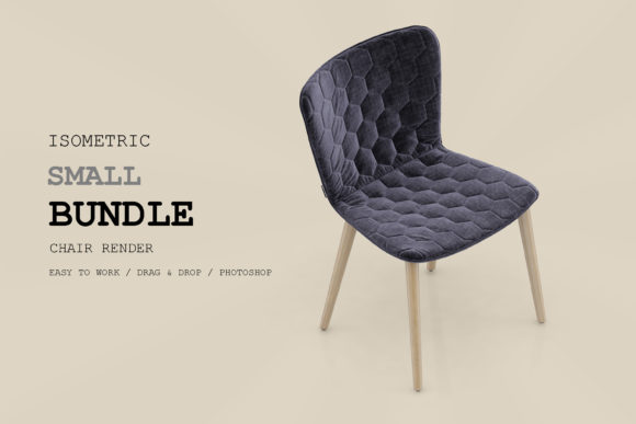 Isometric Chair 3D Render Pack 127: A Practical Asset for Streamlined Visual Workflows