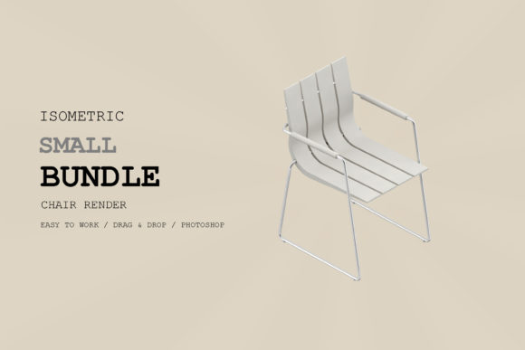 Isometric Chair 3D Render Pack 19: A Practical Solution for Designers and Visual Storytellers