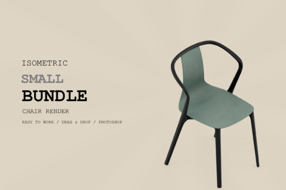 Isometric Chair 3D Render Pack 208: A Practical Tool for Creatives and Professionals
