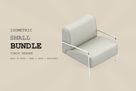 Isometric Chair 3D Render Pack 27: Creative Applications