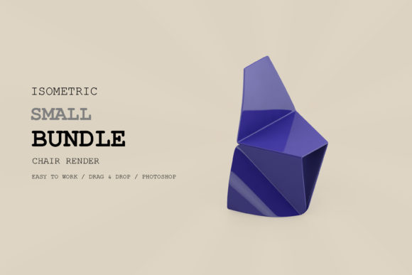Isometric Chair 3D Render Pack 51: Versatile Assets for Creators