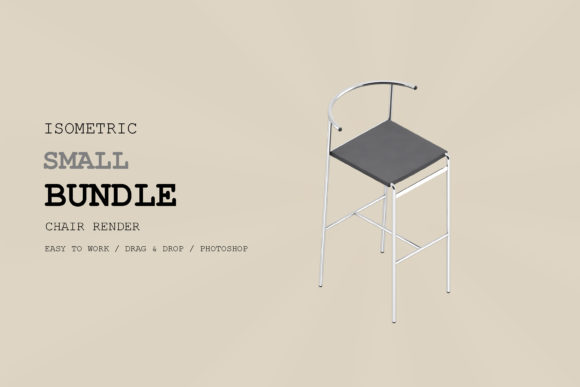 Isometric Chair 3D Render Pack 63: A Practical Resource for Designers and Content Creators