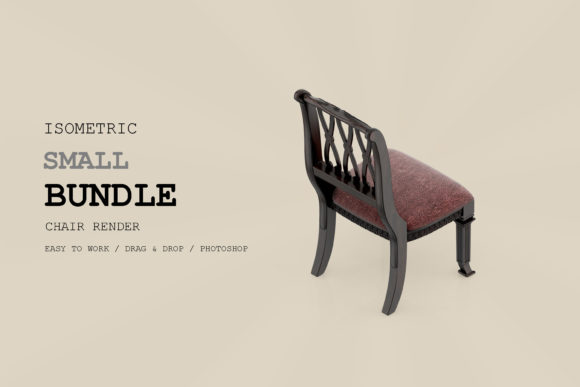 Isometric Chair 3D Render Pack 79: A Practical Resource for Designers and Creators