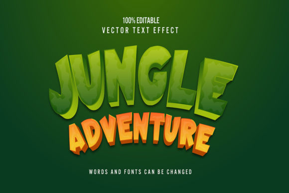Jungle Adventure 3d Editable Text Effect: Bringing Wild Creativity to Life