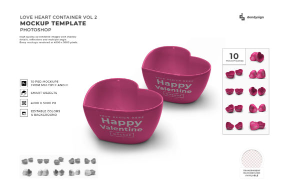 Love Heart Container 3D Mockup Bundle 2: A Balanced Assessment