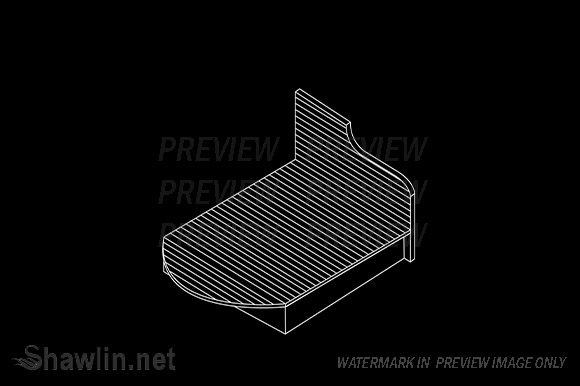 Making Informed Choices with a 3D View of a Wooden Bed Furniture