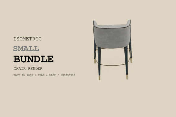 Mastering Isometric Chair 3D Render Pack 107 for Strategic Visual Communication