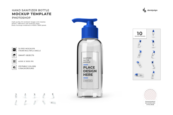 The Role of a Hand Sanitizer Bottle 3D Mockup Bundle in Modern Product Visualization