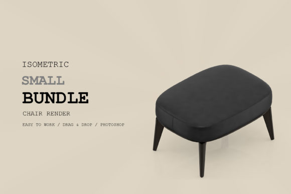 What Isometric Chair 3D Render Pack 207 Brings to Your Projects