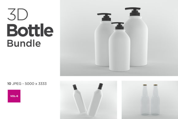 Why 3D Bottle Mockup Bundle Vol-6 Deserves a Spot in Your Creative Workflow